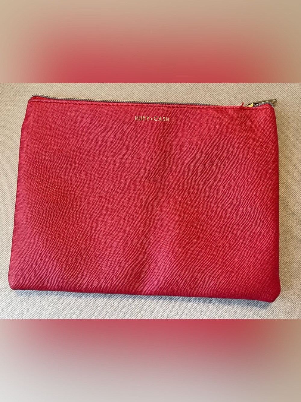 Ruby + Cash Red Cosmetic/Make-up Bag